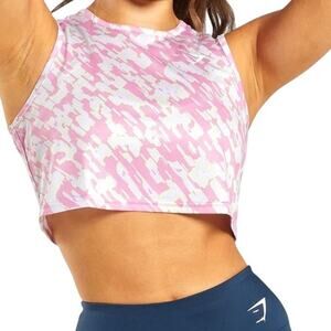 Gymshark XL boxy cropped lightweight active training top TS 2695